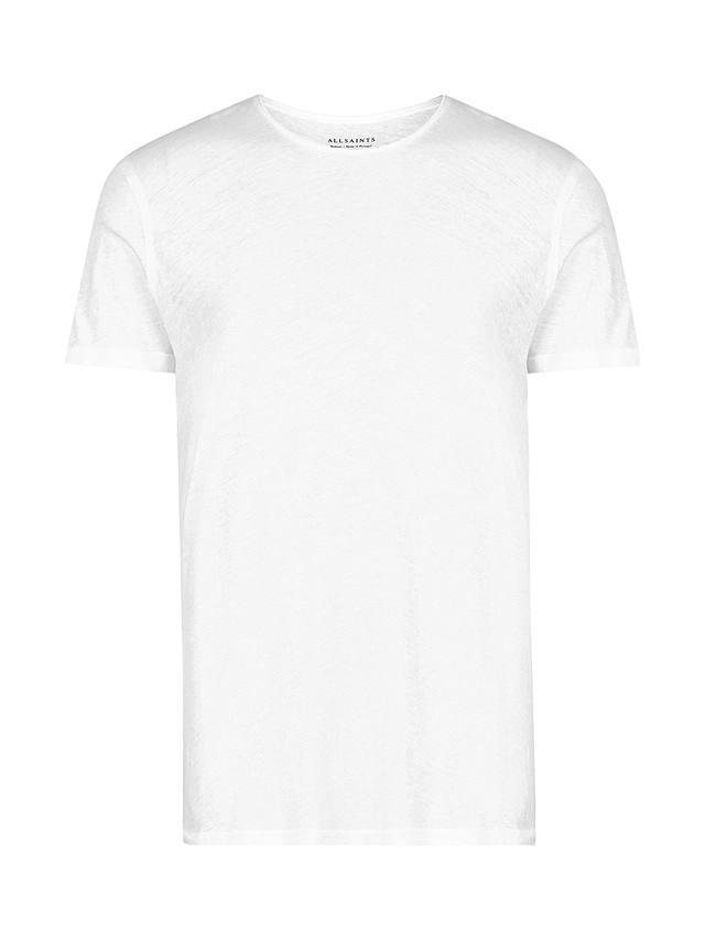 AllSaints Figure Crew T-Shirt, Optic White