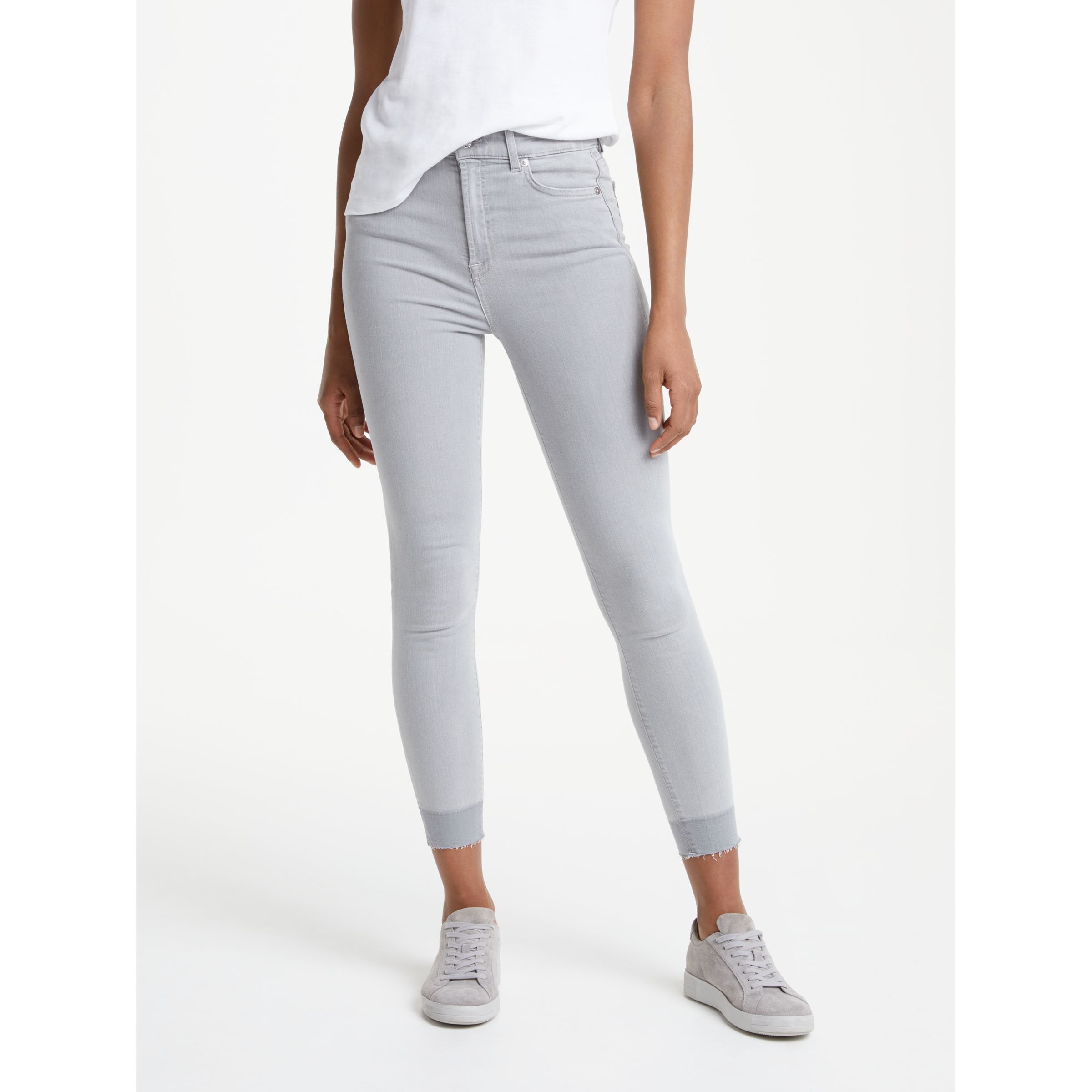 7 For All Mankind Aubrey Unrolled Slim Illusion Jeans, Luxe Uplift