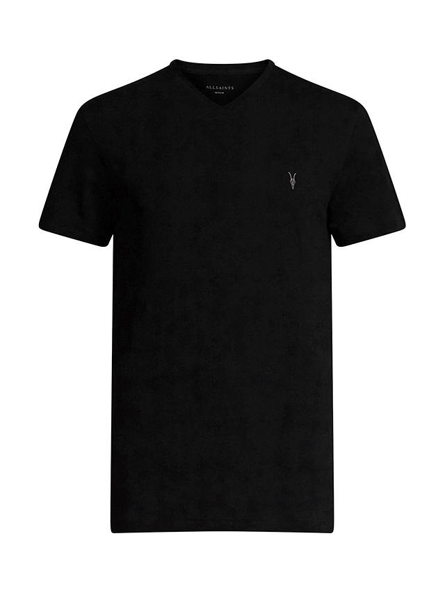AllSaints Tonic V-Neck T-Shirt, Jet Black