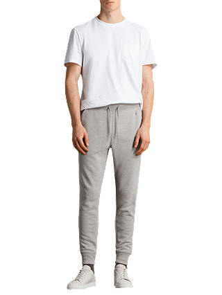 AllSaints Raven Cuffed Tracksuit Bottoms, Putty Grey