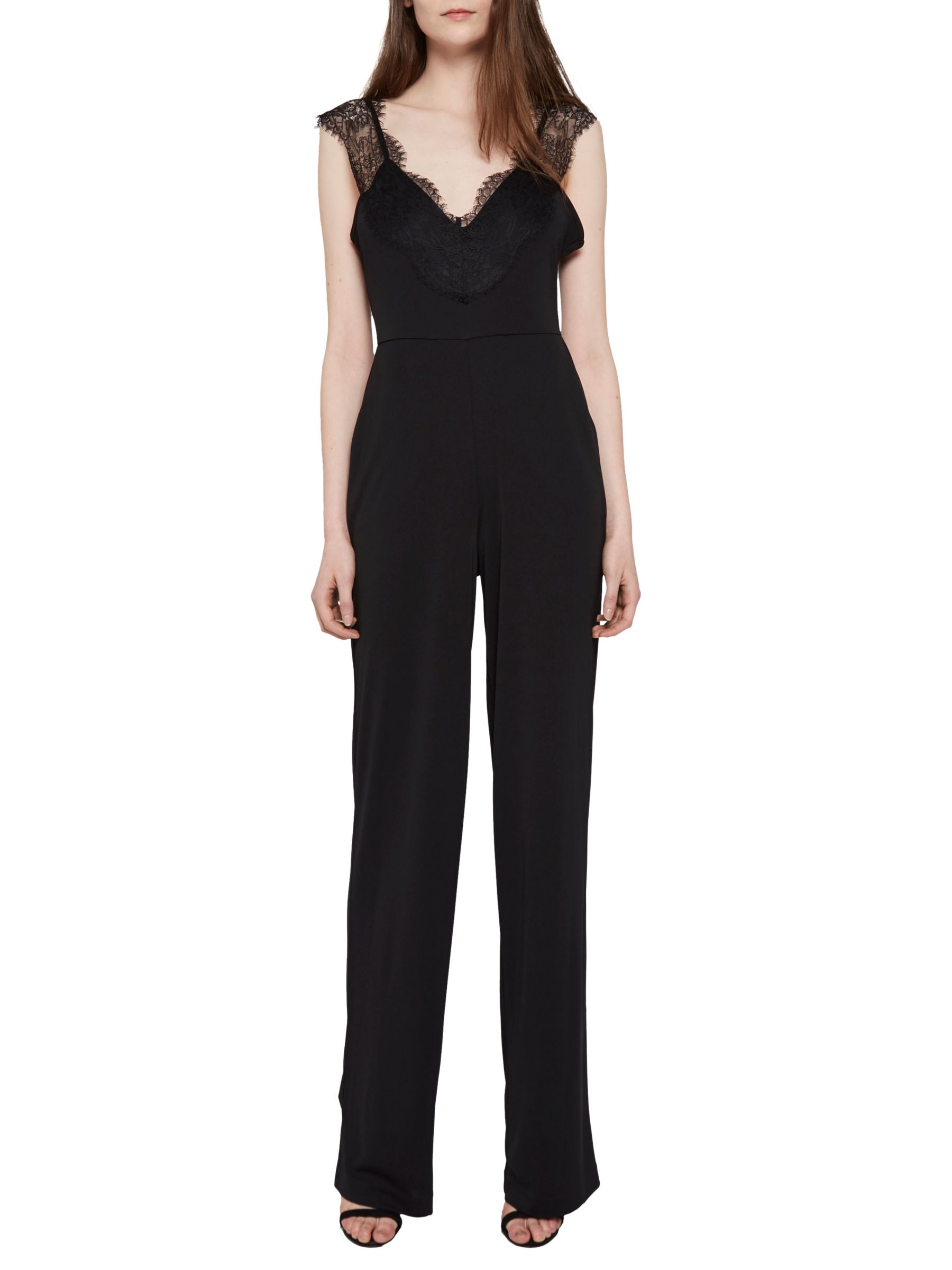 french connection lace jumpsuit