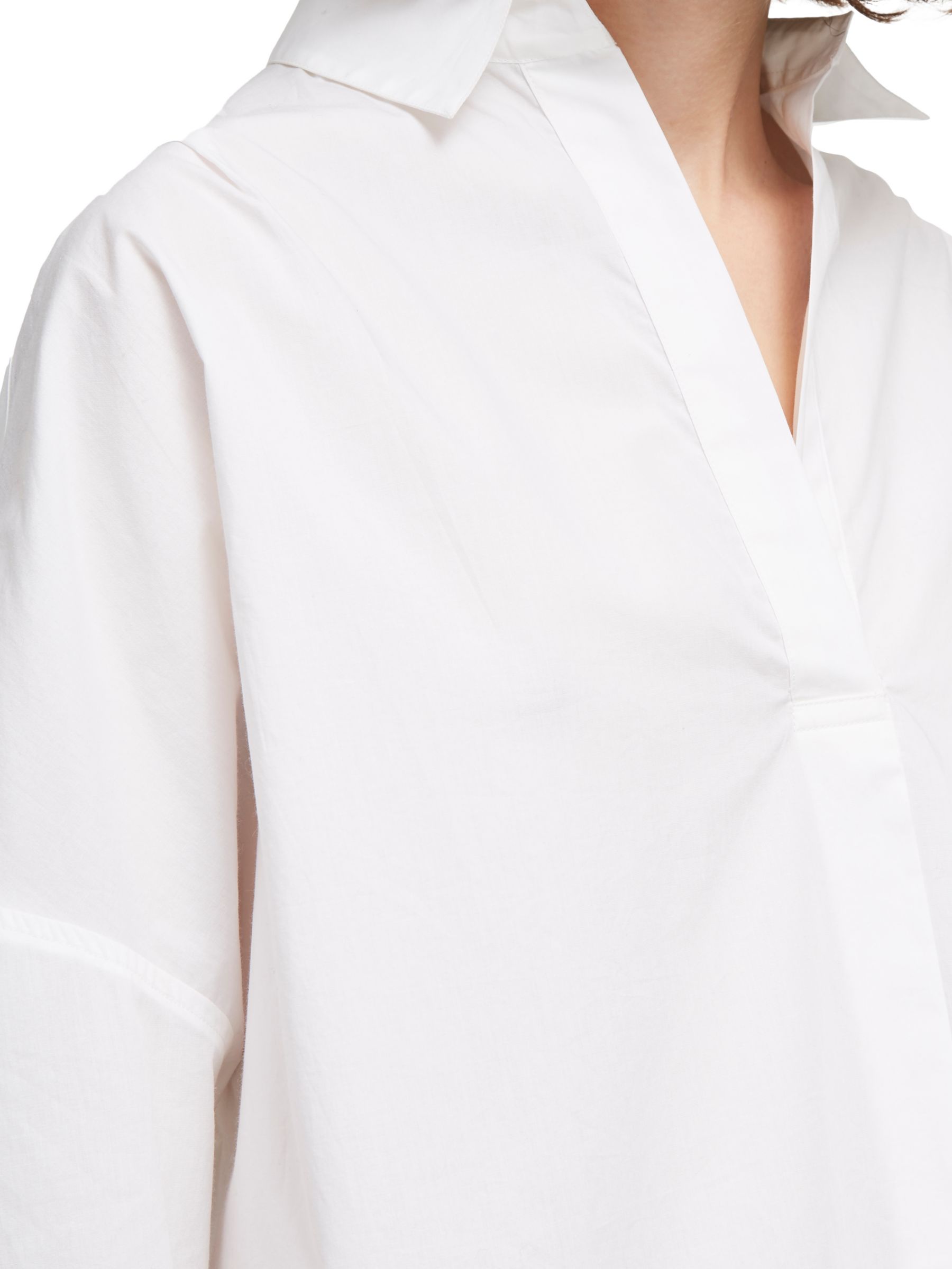 French Connection Rhodes Poplin Shirt, Linen White at John Lewis & Partners