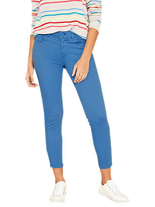 Oasis Isabella Skinny Cropped Jeans, Mid Blue
