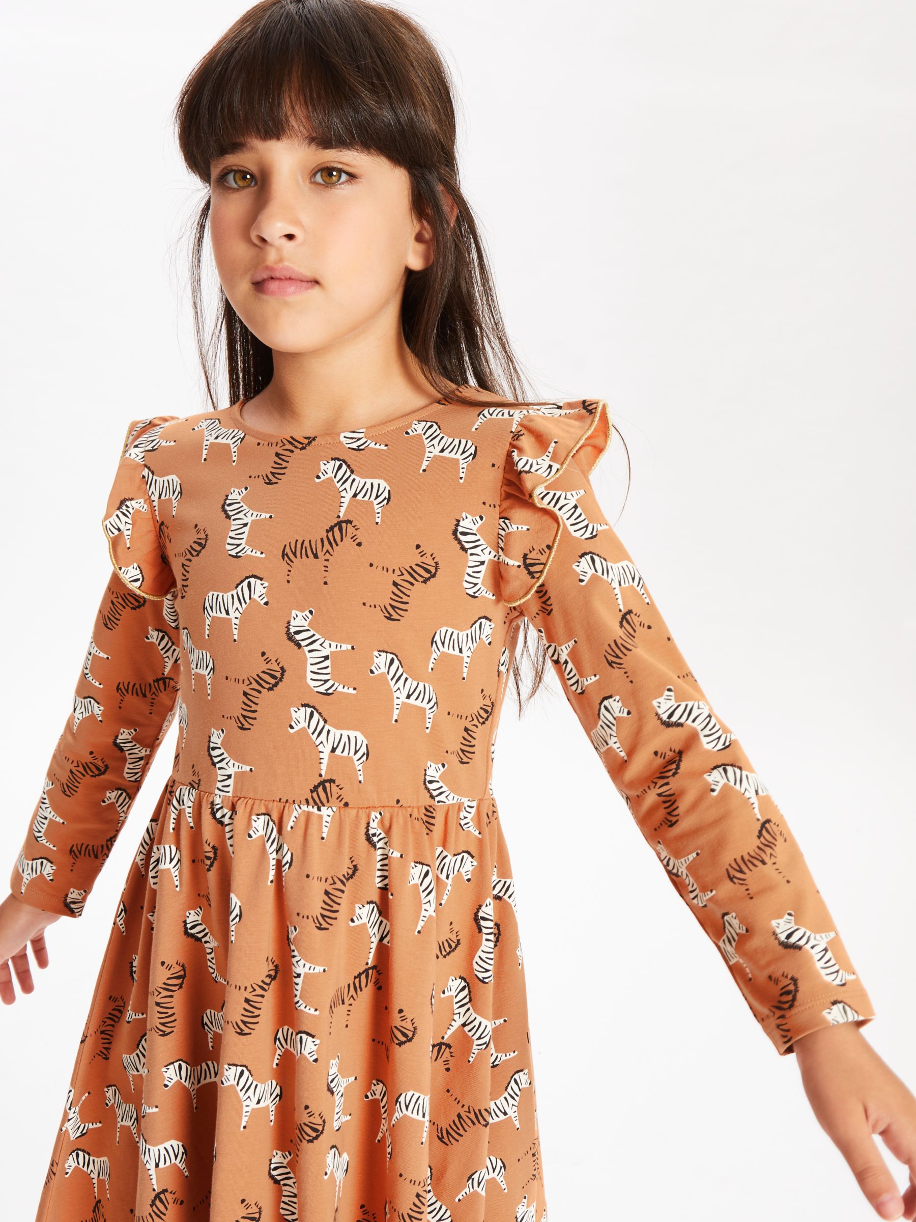 girls animal print dress