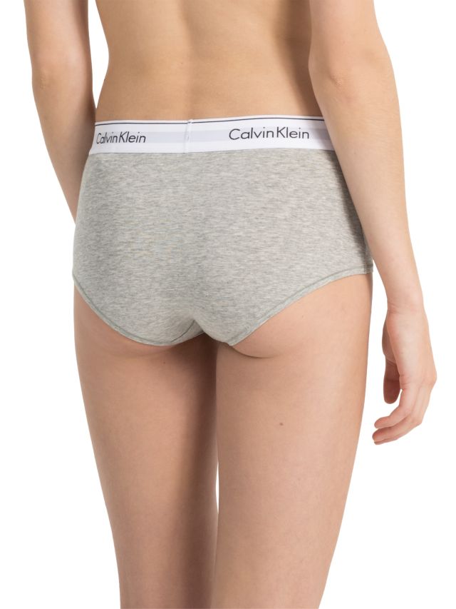 Calvin Klein Underwear Modern Cotton High Waist Briefs, Grey