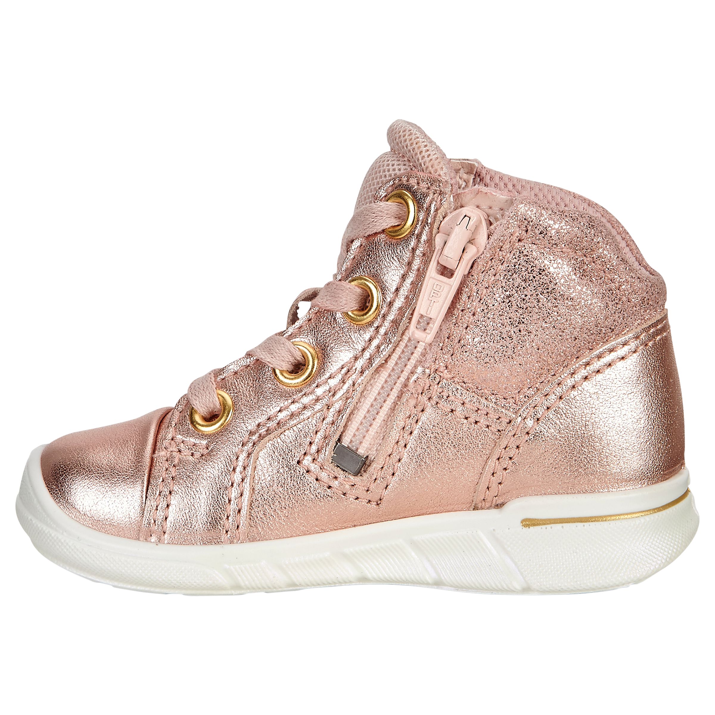 ECCO Children's First Bootie Infant Shoes, Rose Gold