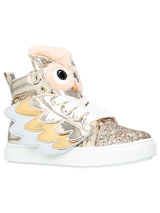 Kurt Geiger London Children's Twit-Twoo Trainers, Gold