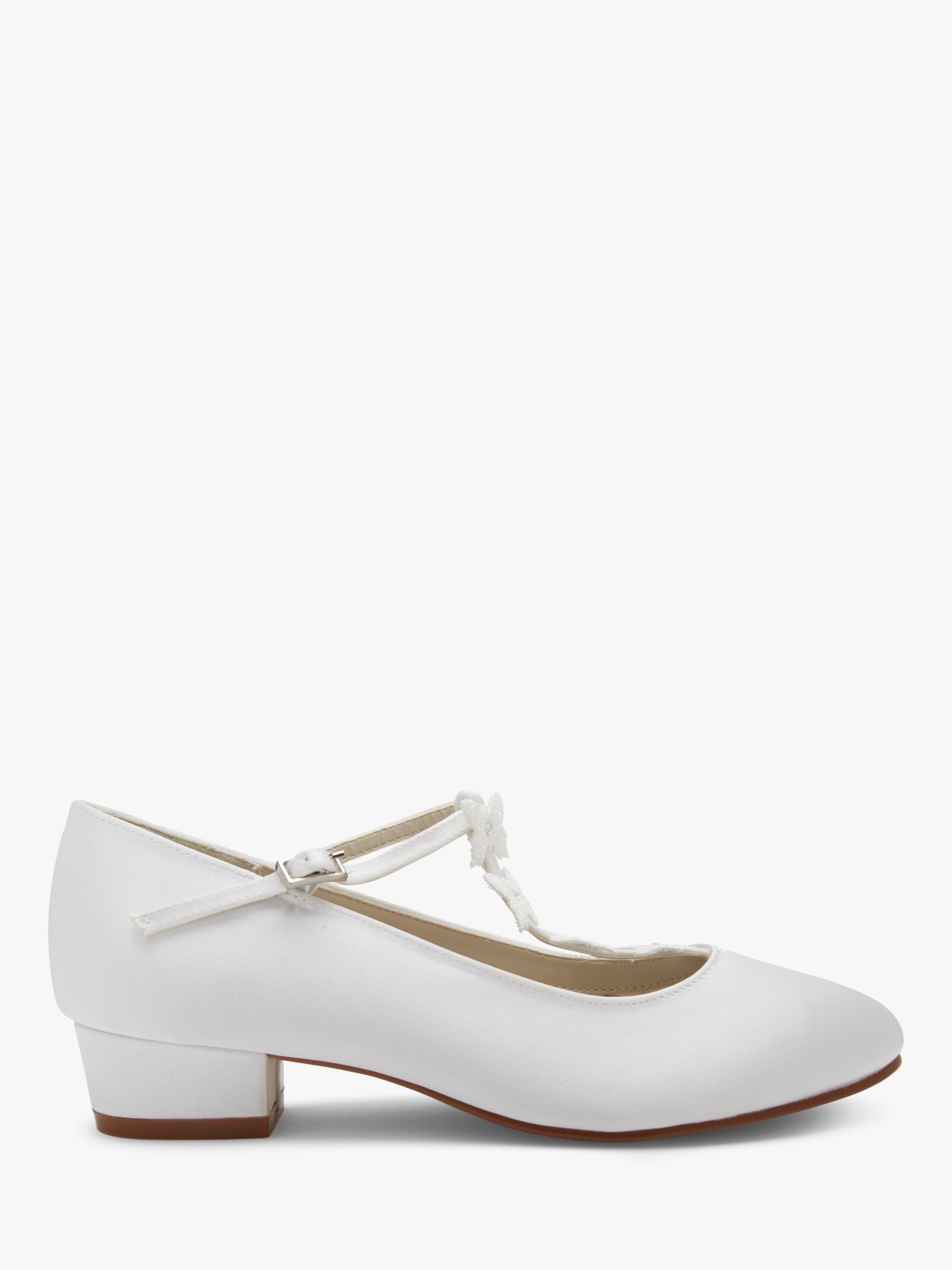 Rainbow Club Lolly Bridesmaids' Shoes, White, 12 Jnr