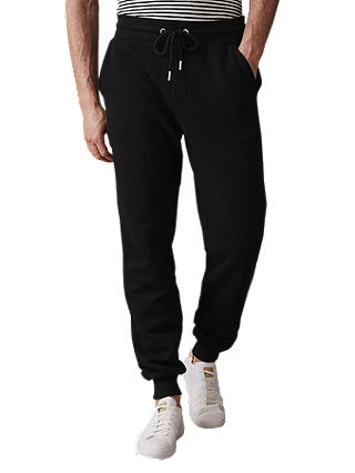 Reiss Bodie Jersey Joggers, Washed Black