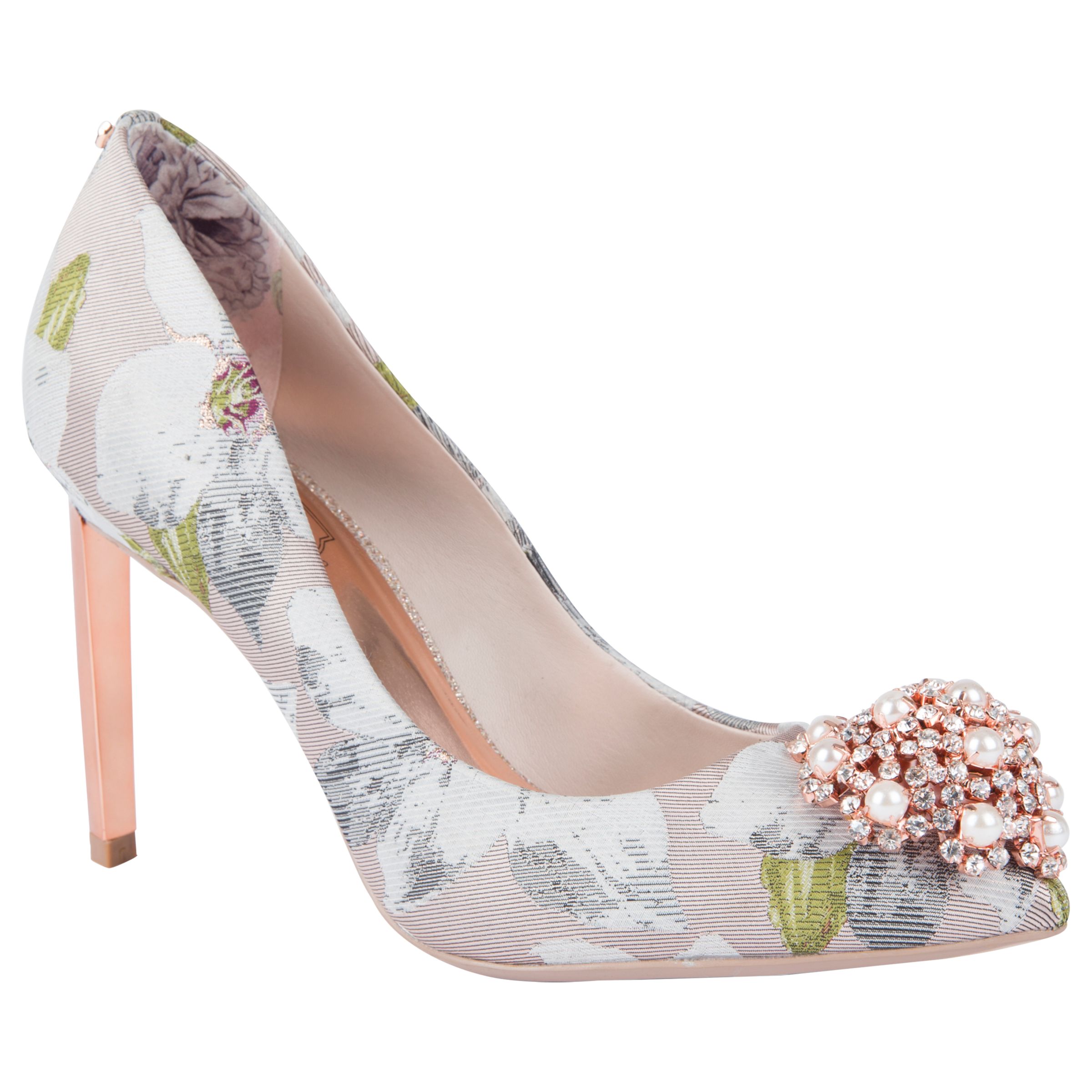 Ted Baker Peetch Chatsworth Jacquard Court Shoes, Multi