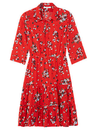 Gerard Darel Floral Robe Dress, Red