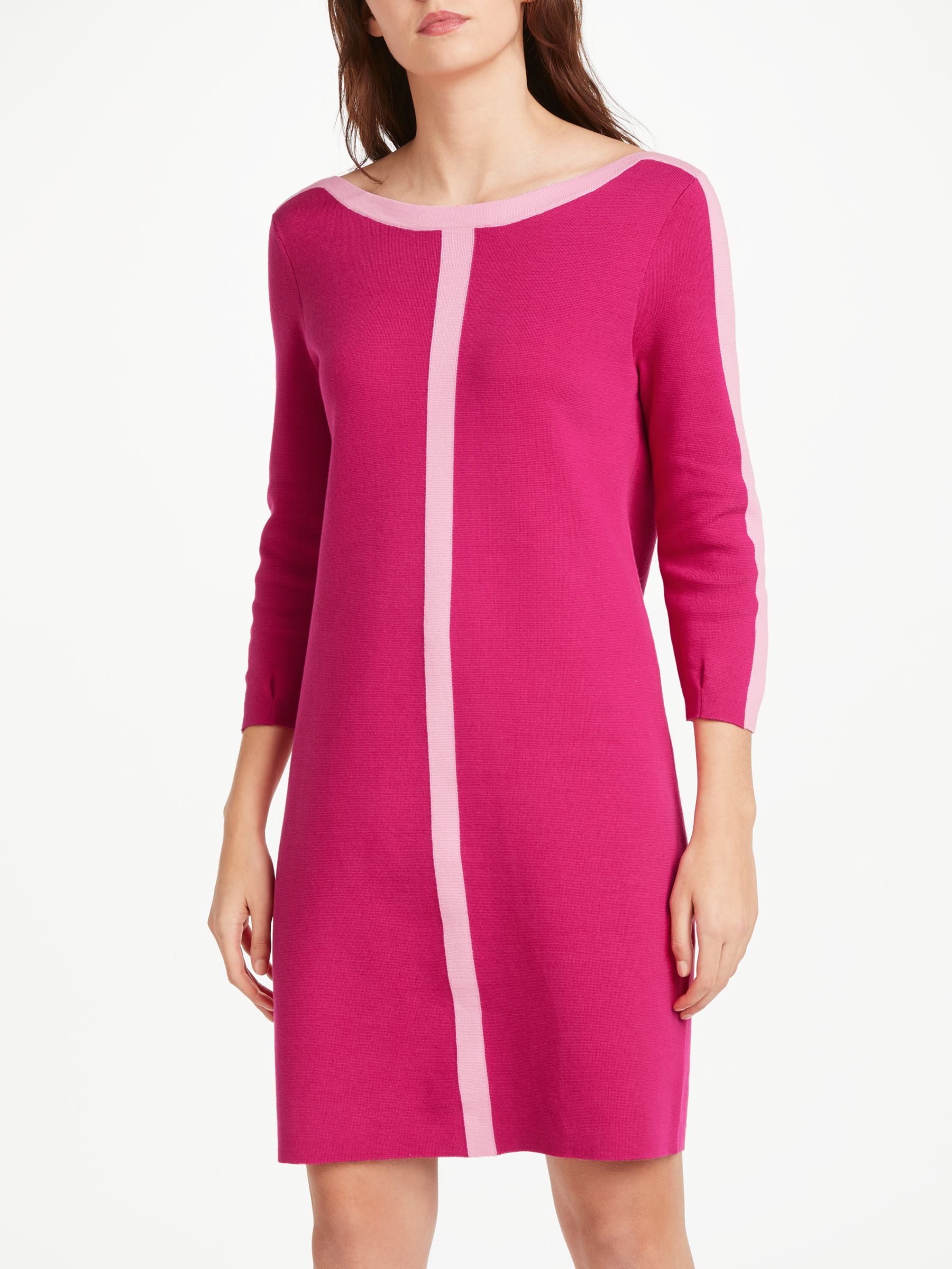 fuschia pink shift dress
