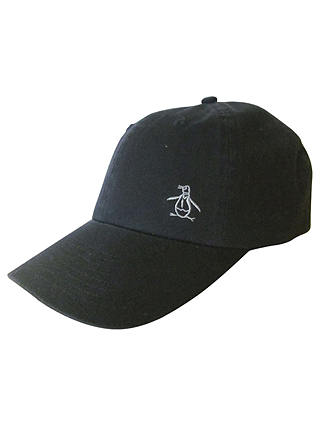 Original Penguin Cotton Twill Baseball Cap, One Size, Black
