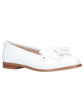 Carvela Magpie Tassel Loafers, White