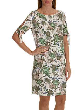Betty Barclay Floral Print Dress, Rose/Khaki