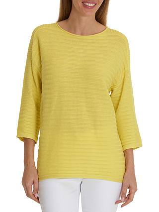 Betty Barclay Fibbed Knitted Jumper, Yellow Sun