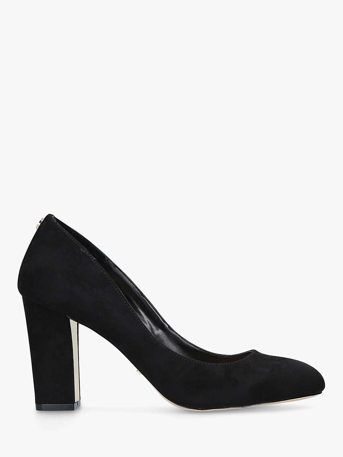 Buy Carvela Kruise Block Heel Court Shoes, Black Online at johnlewis.com