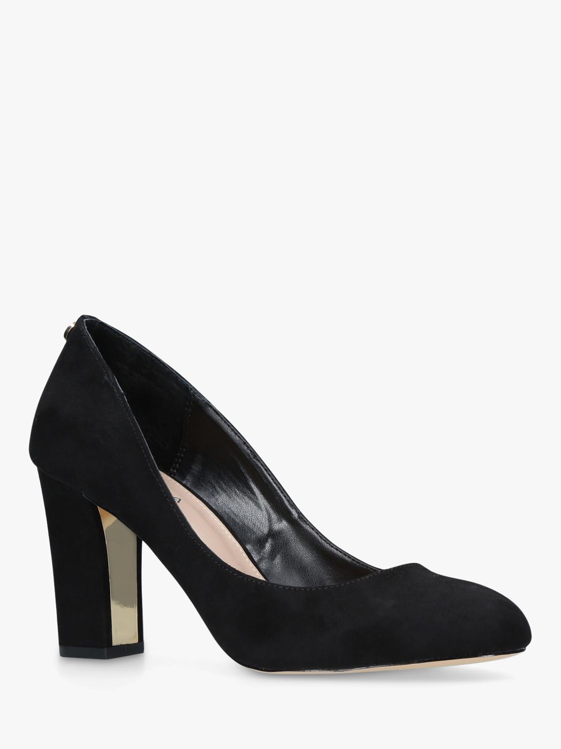 Carvela black court on sale shoes