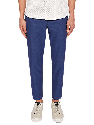 Ted Baker Moulon Slim Fit Trousers, Blue