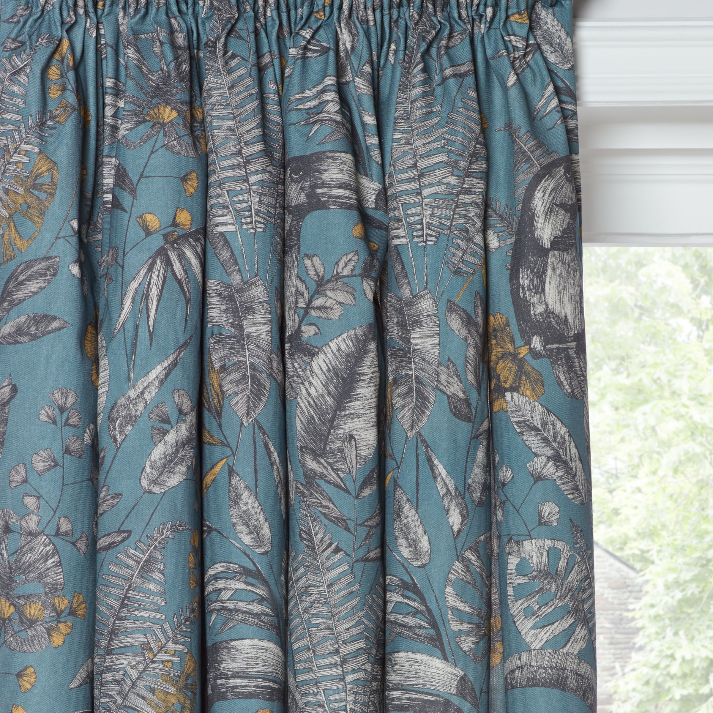 John Lewis & Partners Ipanema Pair Lined Pencil Pleat Curtains at John ...