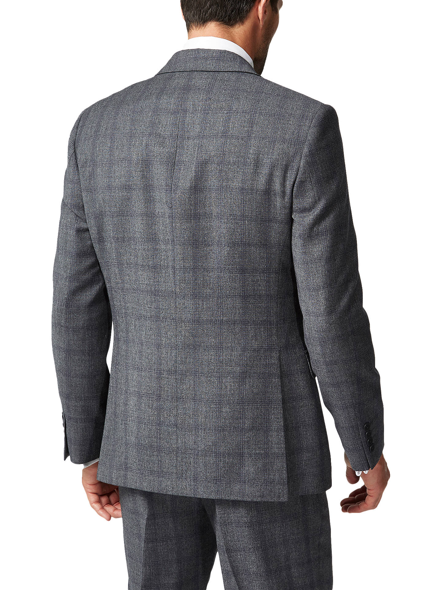 Chester by Chester Barrie Prince of Wales Check Suit Jacket, Charcoal ...