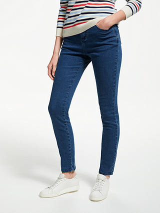 Collection WEEKEND by John Lewis Skinny Twill Jeans, Mid Blue