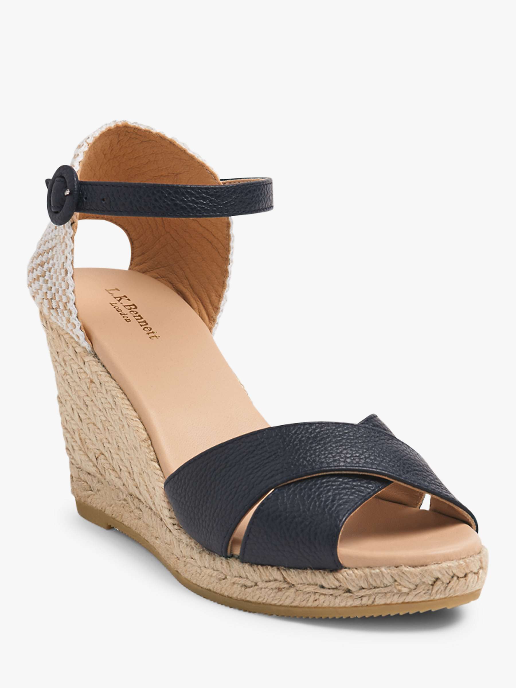 Buy L.K.Bennett Angele Wedge Heel Sandals Online at johnlewis.com