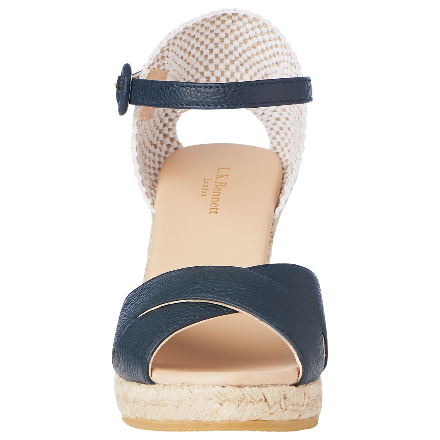 L.K.Bennett Angele Wedge Heel Sandals at John Lewis & Partners