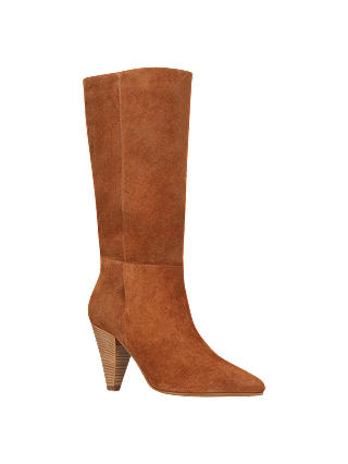 Carvela Shimmy Boots, Tan Suede