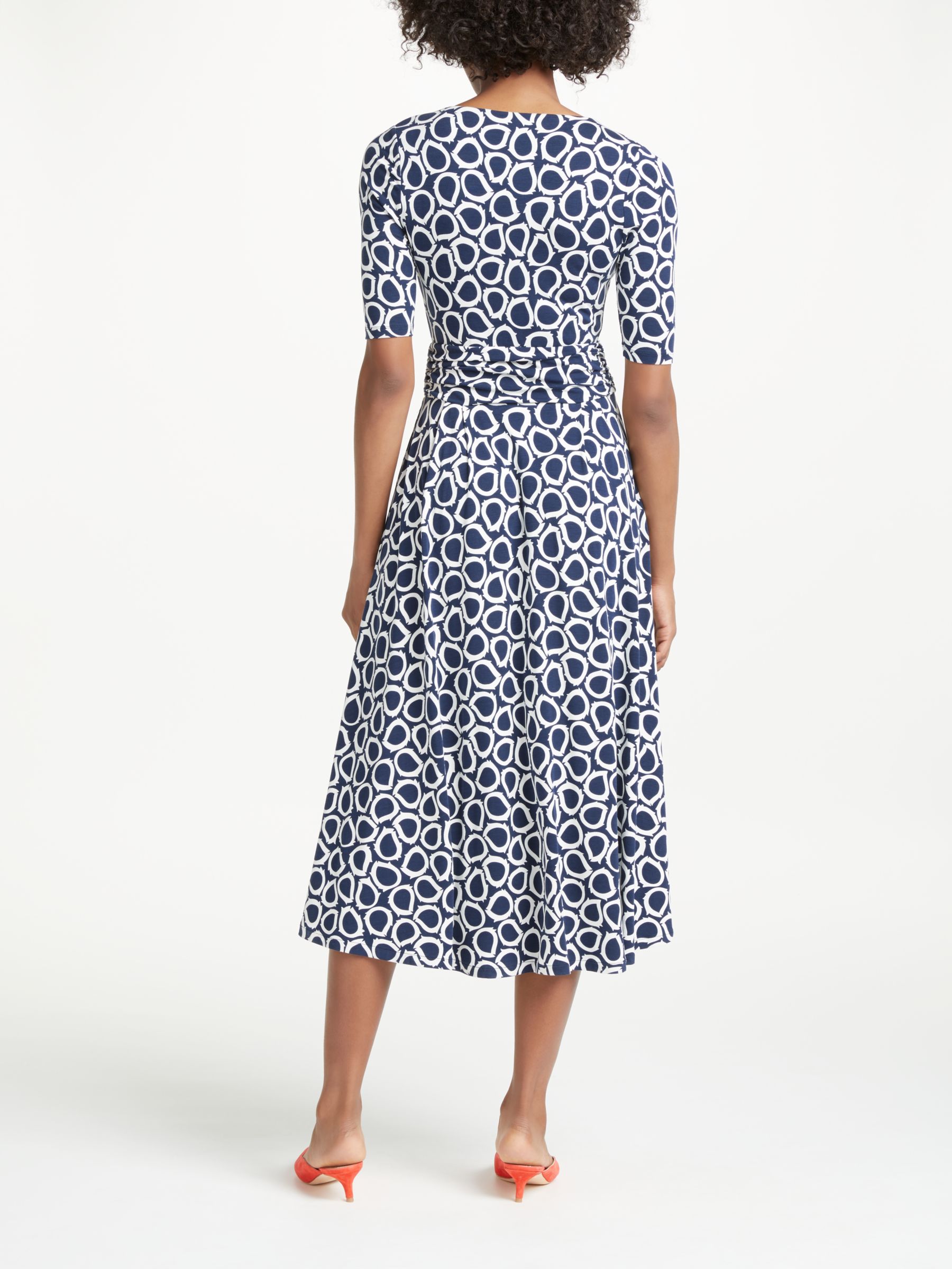 Boden Kassidy Jersey Dress Navy At John Lewis And Partners