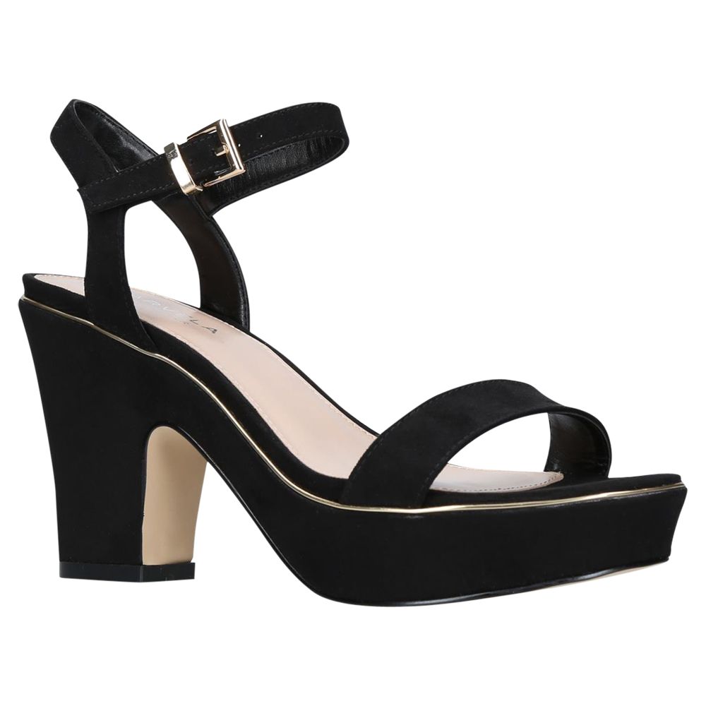 Carvela Skye Block Heel Sandals, Black 