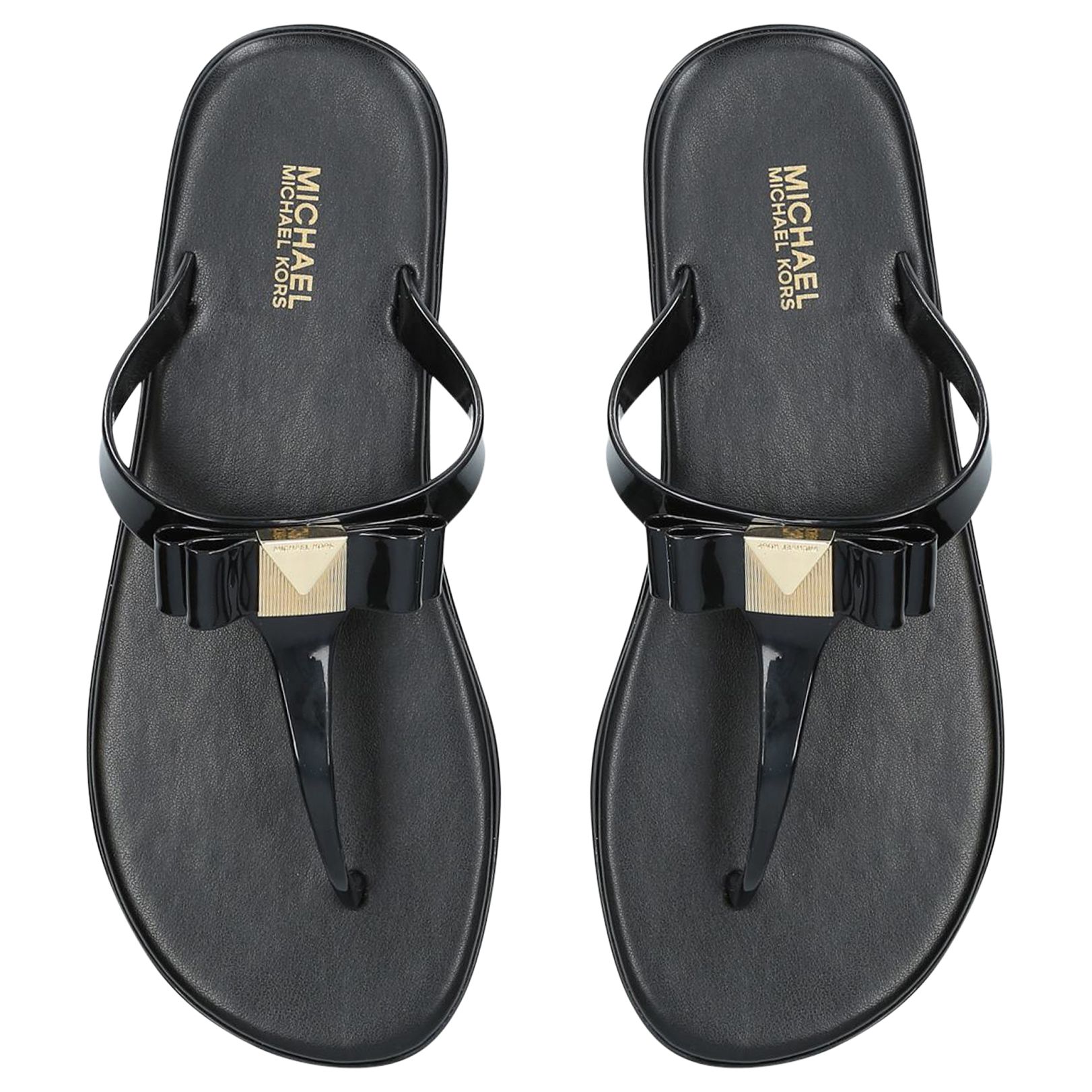 michael kors bow flip flops