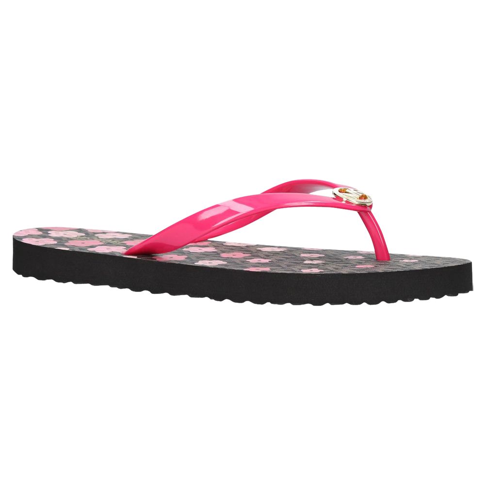 michael kors flip flops womens pink