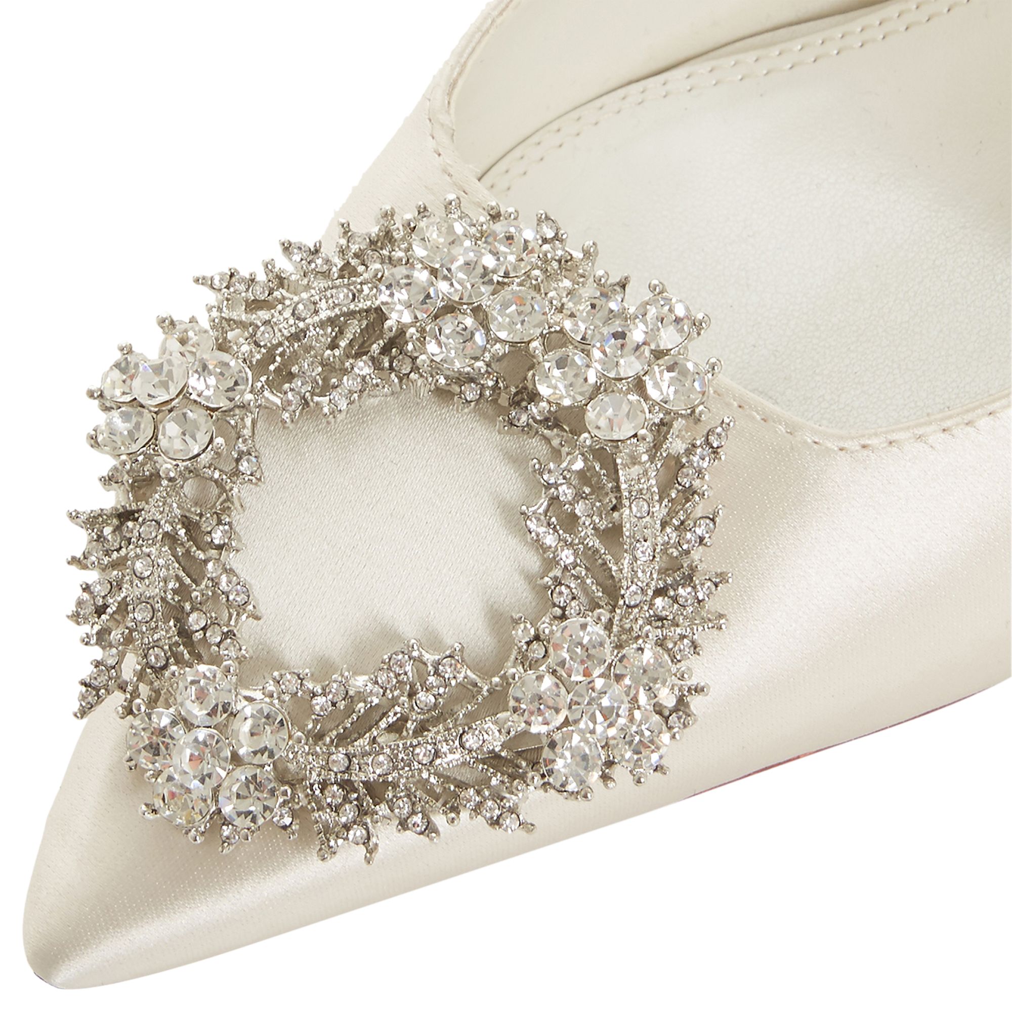Dune Bridal Collection Blesing Wreath Brooch Court Shoes