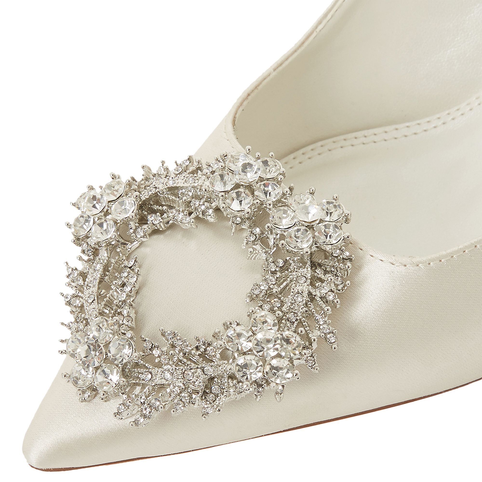 Dune Bridal Collection Ceremony Wreath Brooch Slingback Court Shoes