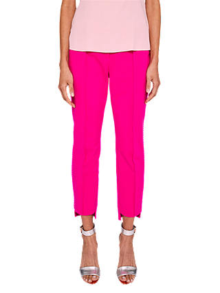 Ted Baker Anett Side Seam Detail Trousers, Bright Pink