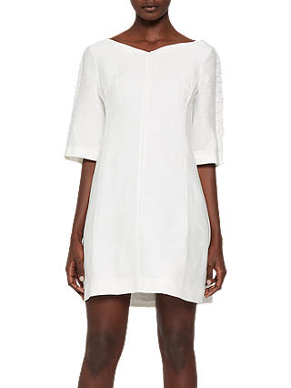 French Connection Dominica Cluster Dress, Summer White