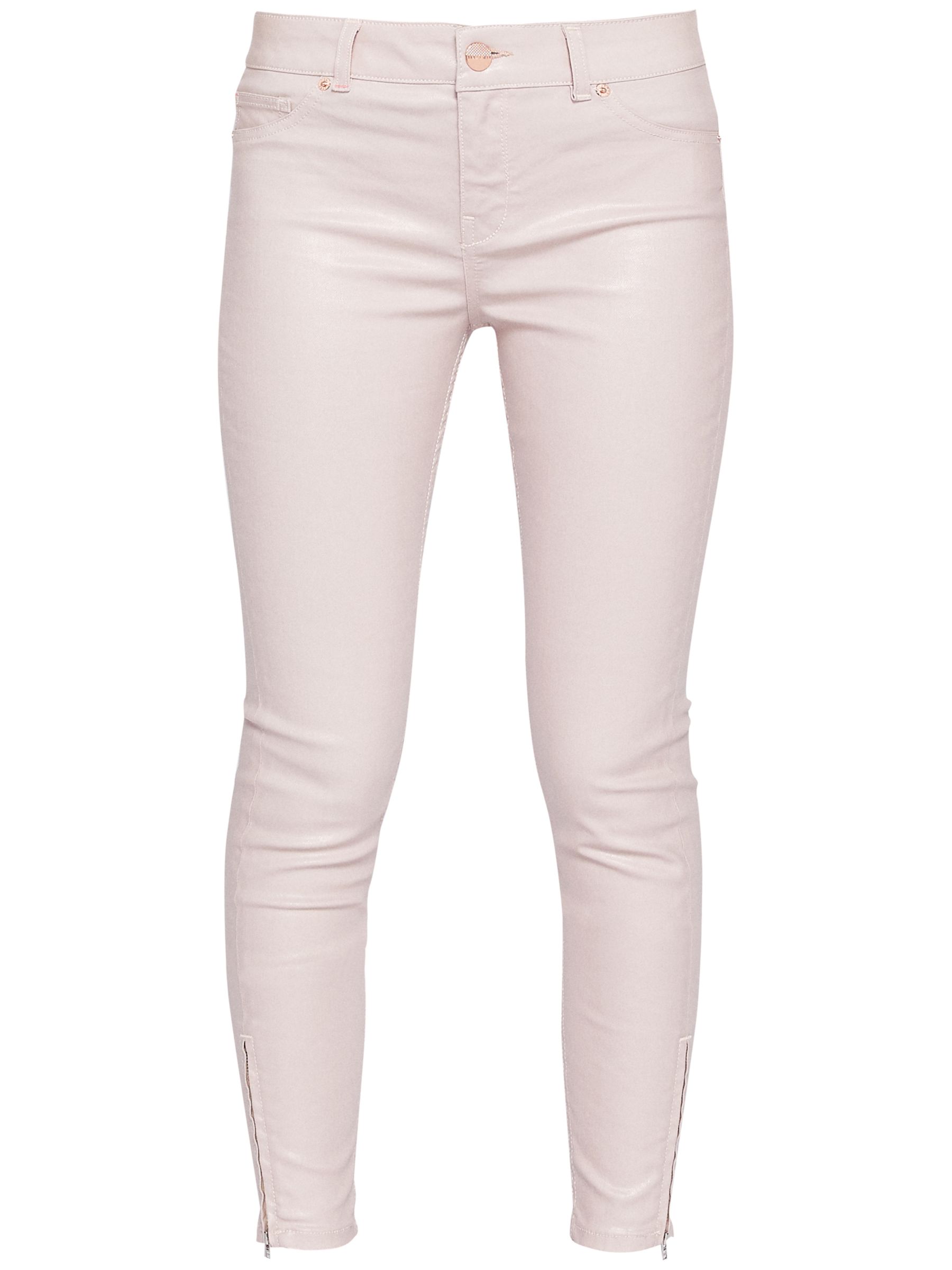 pink coated jeans