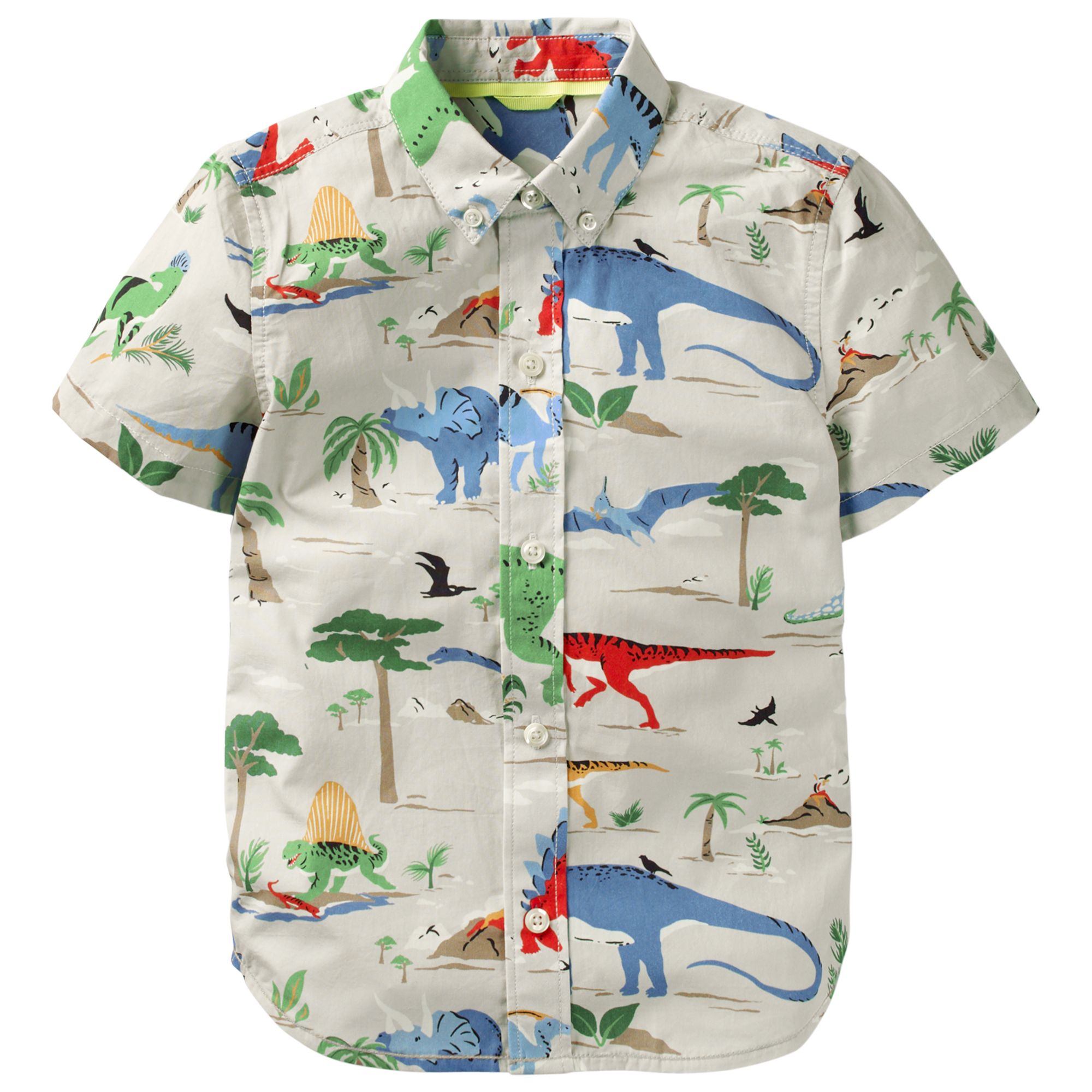 John Lewis Boys Dinosaur Long Sleeve T-Shirt Multicoloured Age 6 Years Free P&P 