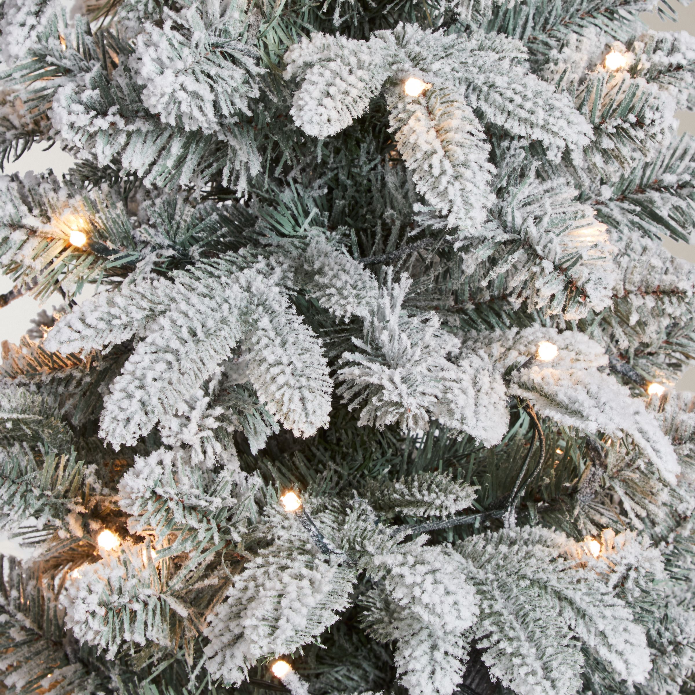 John Lewis & Partners Verbier Potted Pre-lit Christmas Tree, 7ft