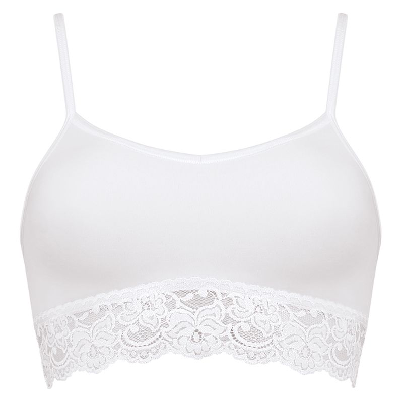 sloggi Romance Bralette, White at John Lewis & Partners