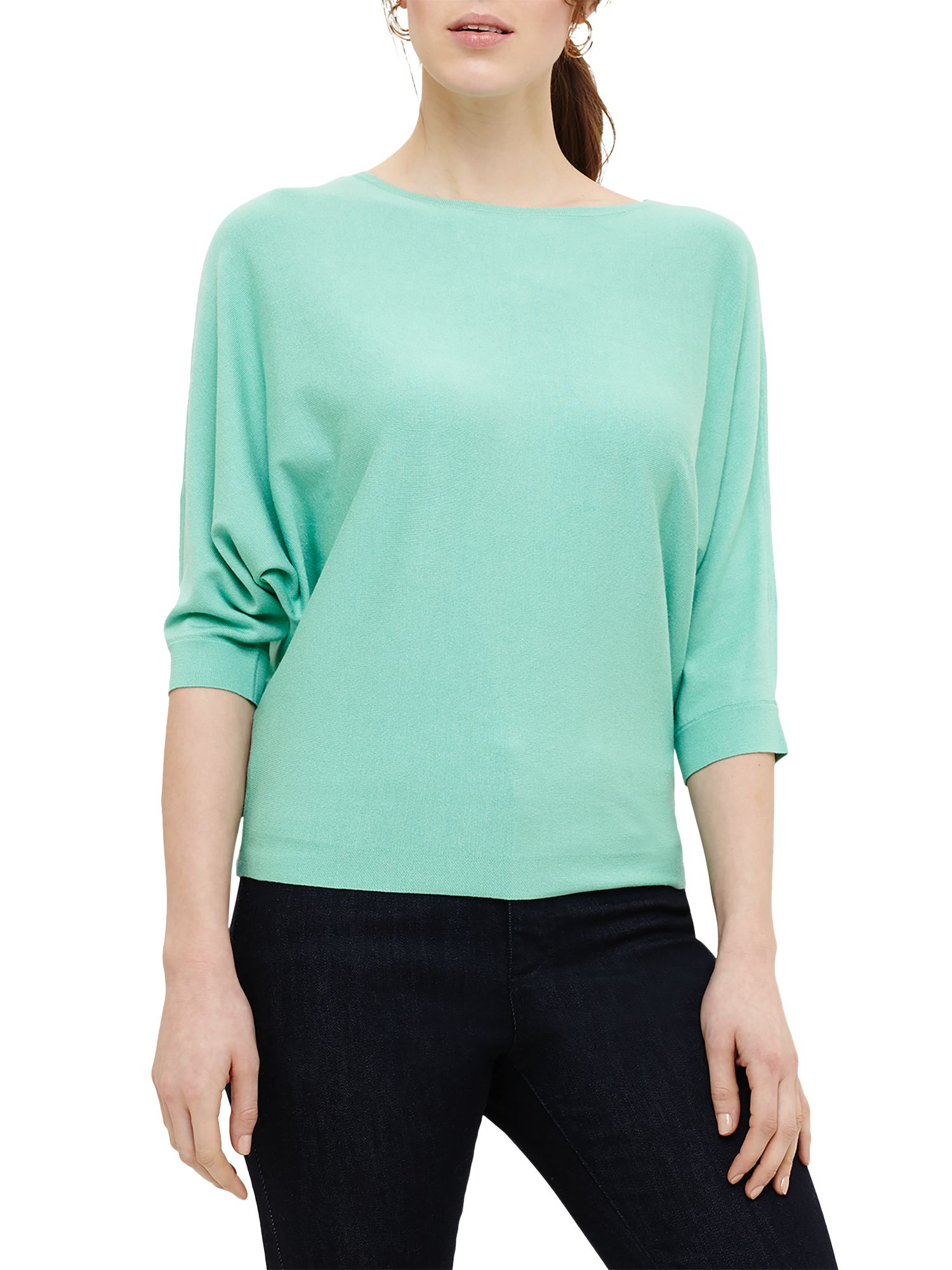 Phase Eight Cristine Batwing Jumper, Melon, S