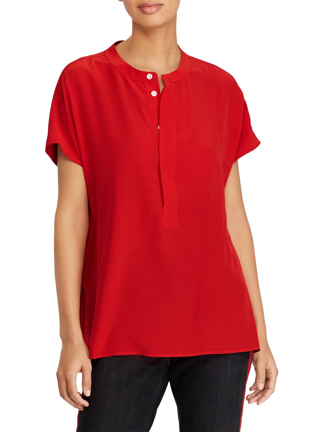 ralph lauren red blouse