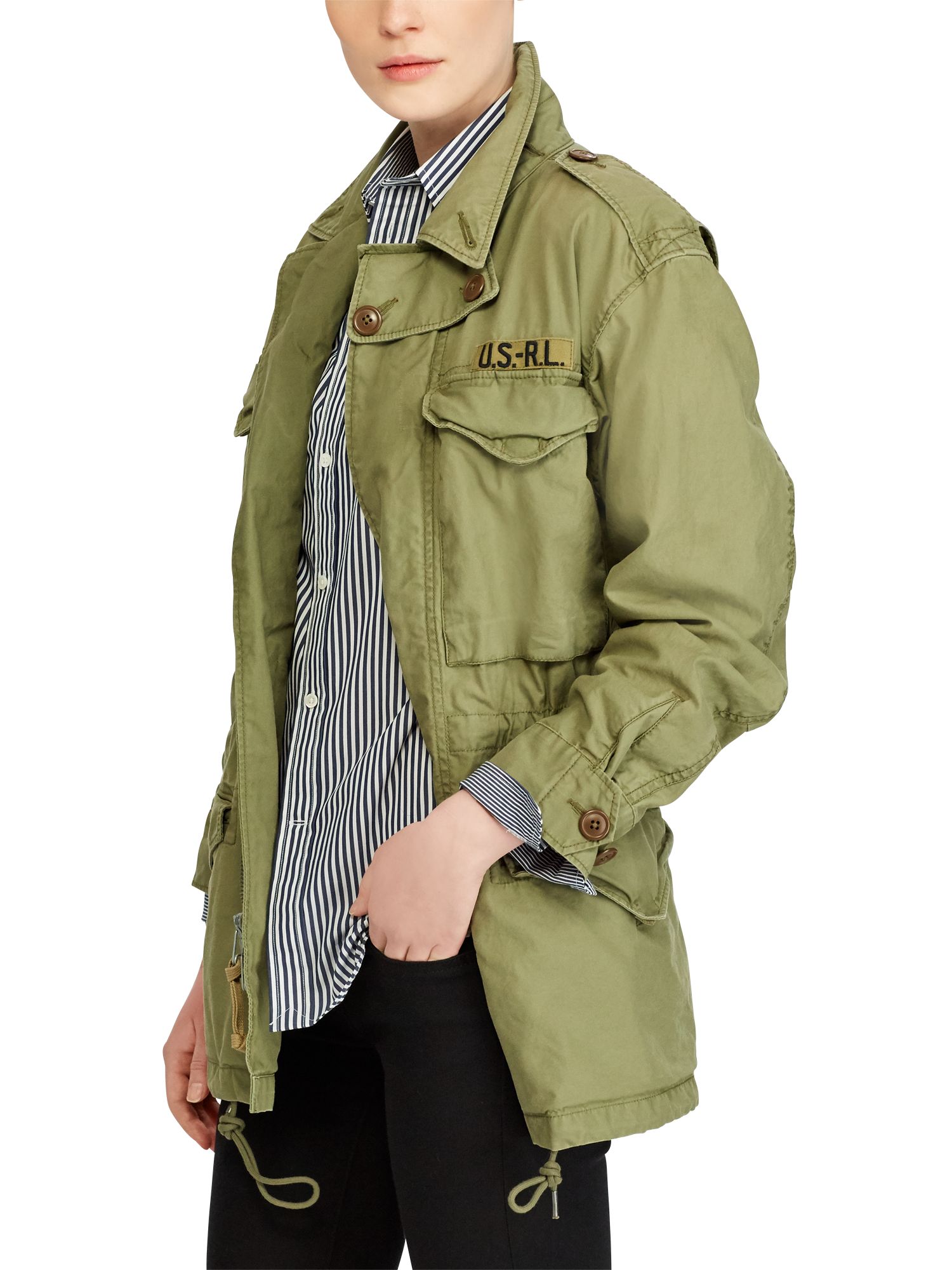ralph lauren green military jacket