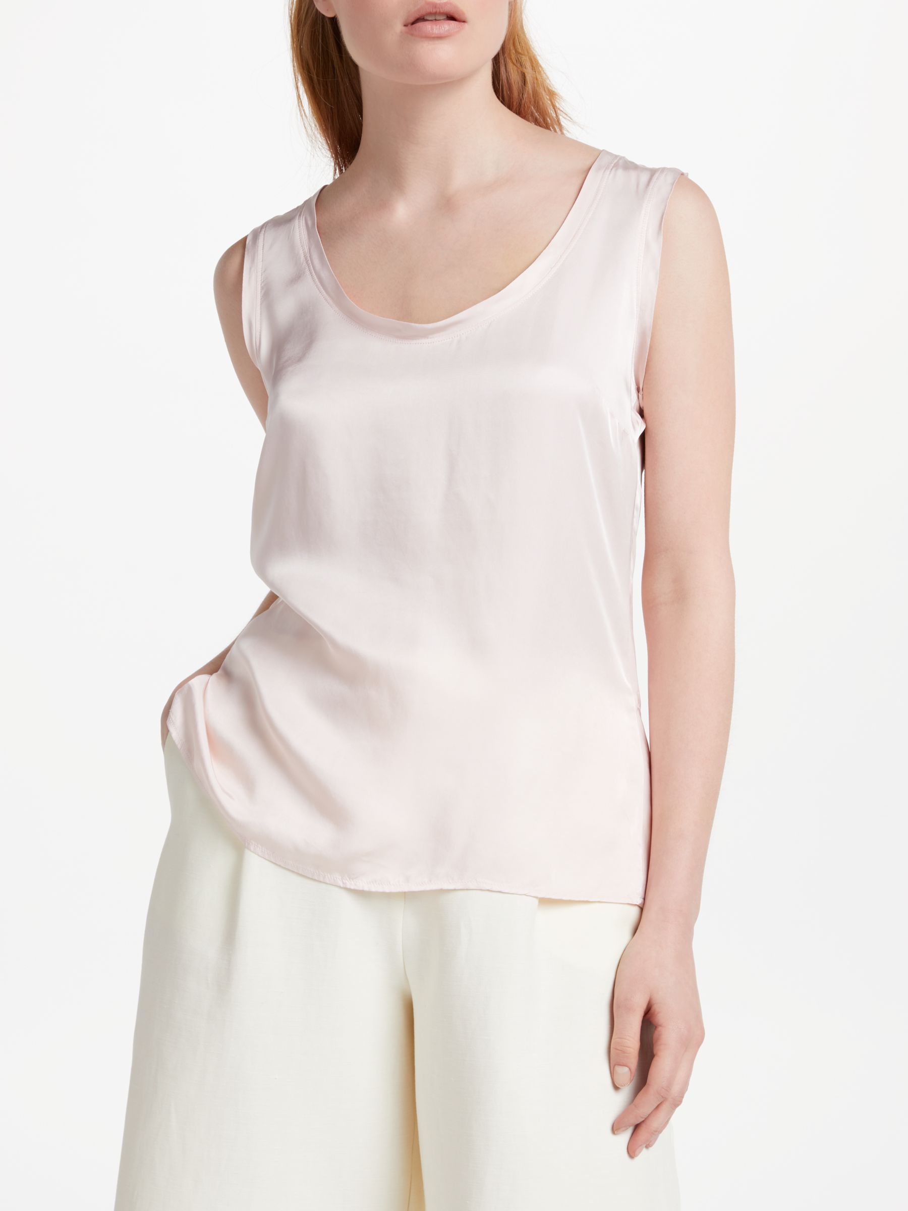 Finery Erin Shell Top, Pale Pink