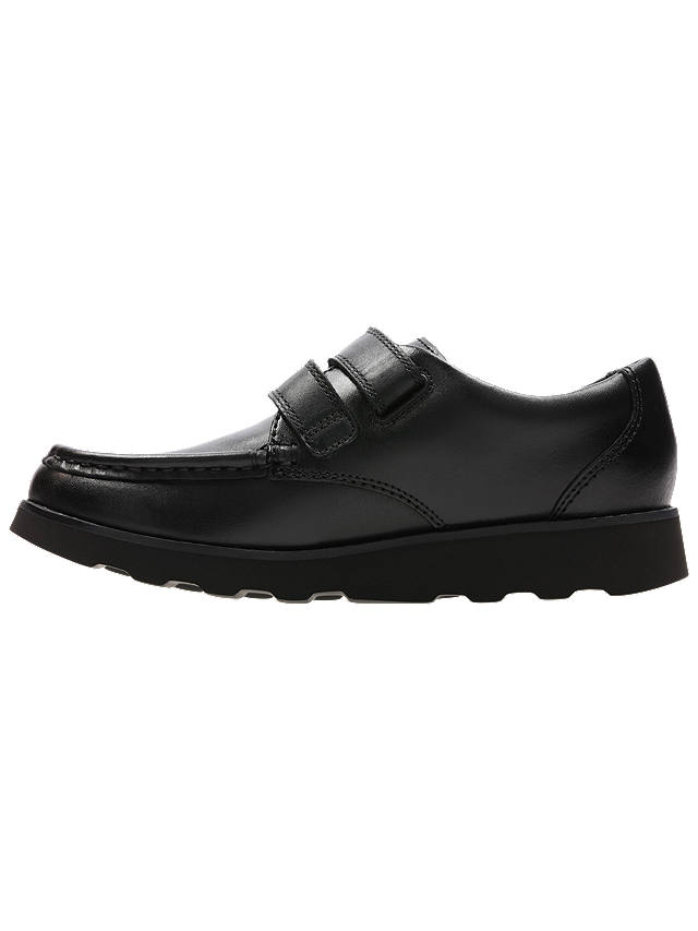 Clarks Hula Thrill Leather Shoes in Black 