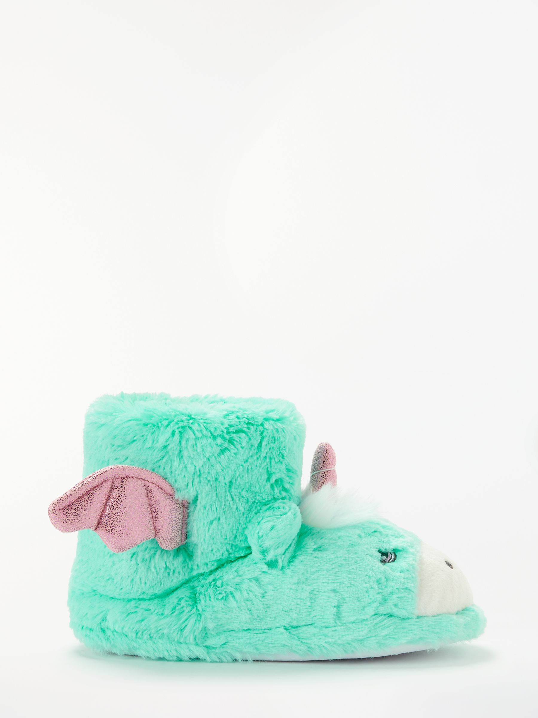 turquoise slippers