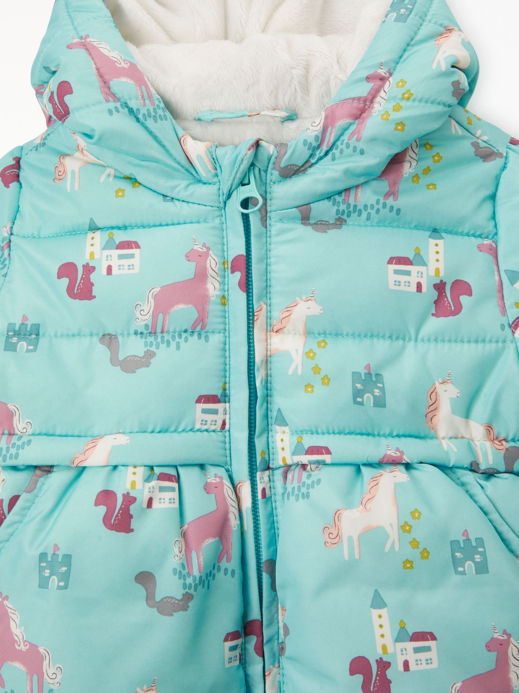 Partners Baby Unicorn Print Coat, Multi 