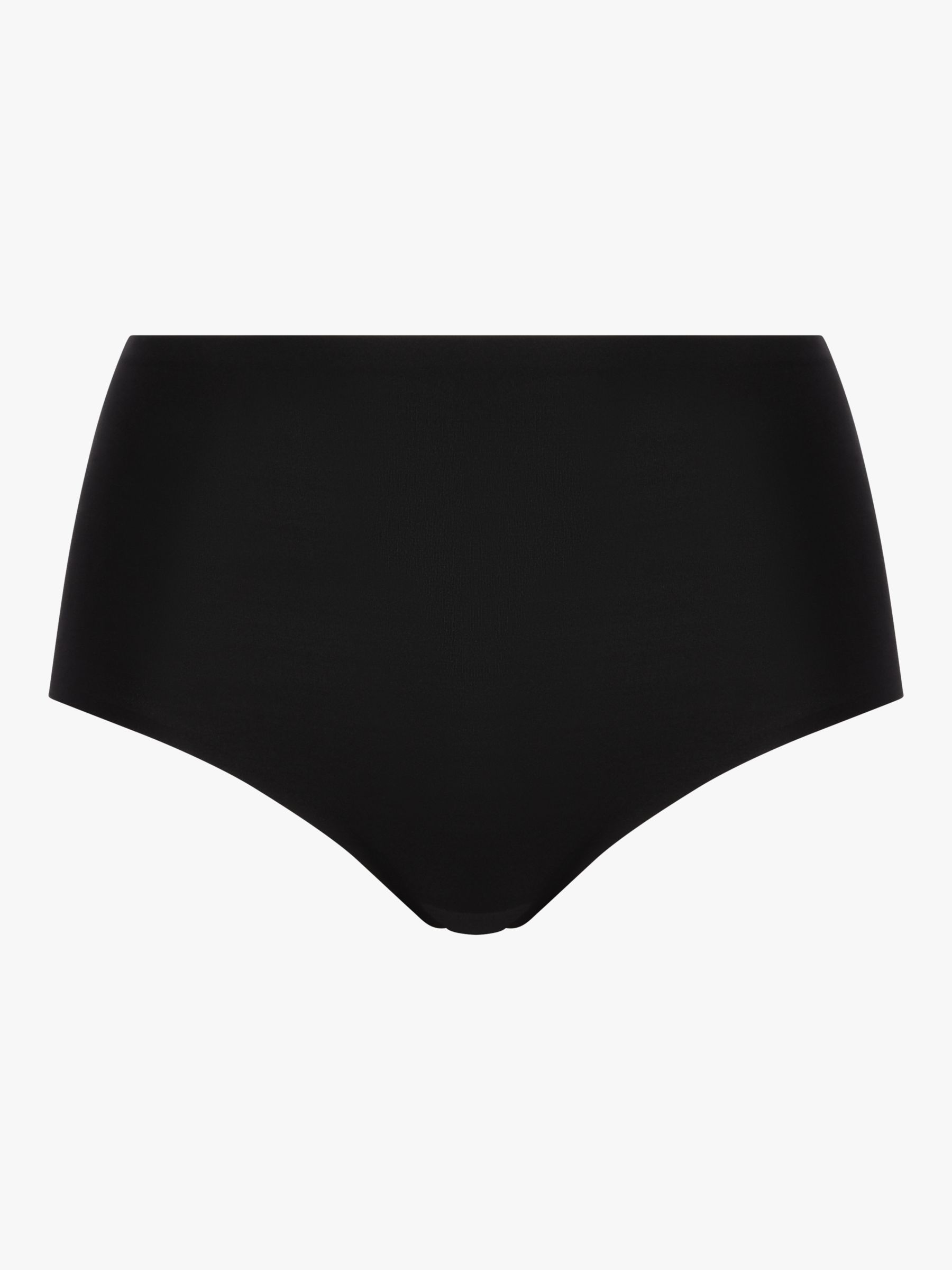 Chantelle Soft Stretch High Waisted Knickers, Black at John Lewis ...