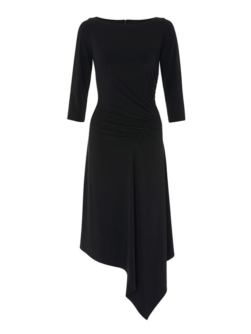 Coast Lana Ruched Jersey Dress, Black